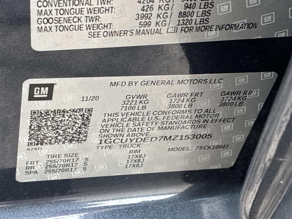 Used 2021 Gray Chevrolet LT image 22