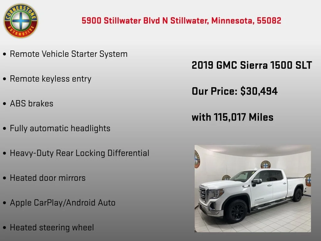 Used 2019 White GMC SLT image 10