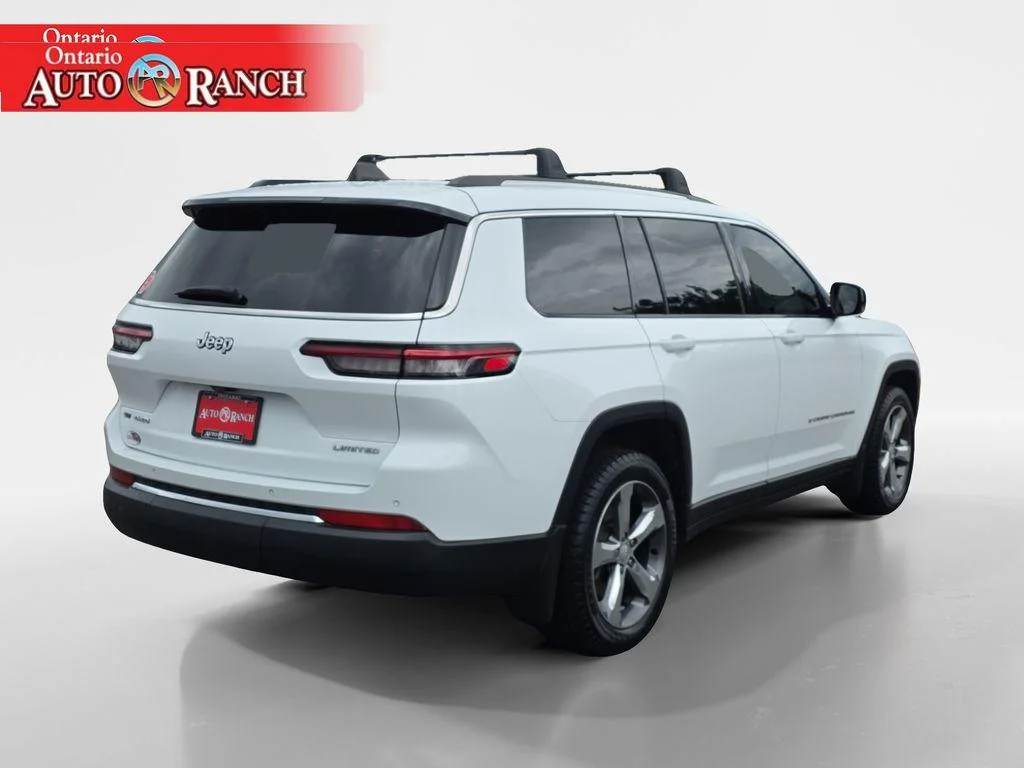 Used 2021 Bright White Clearcoat Jeep Limited image 5