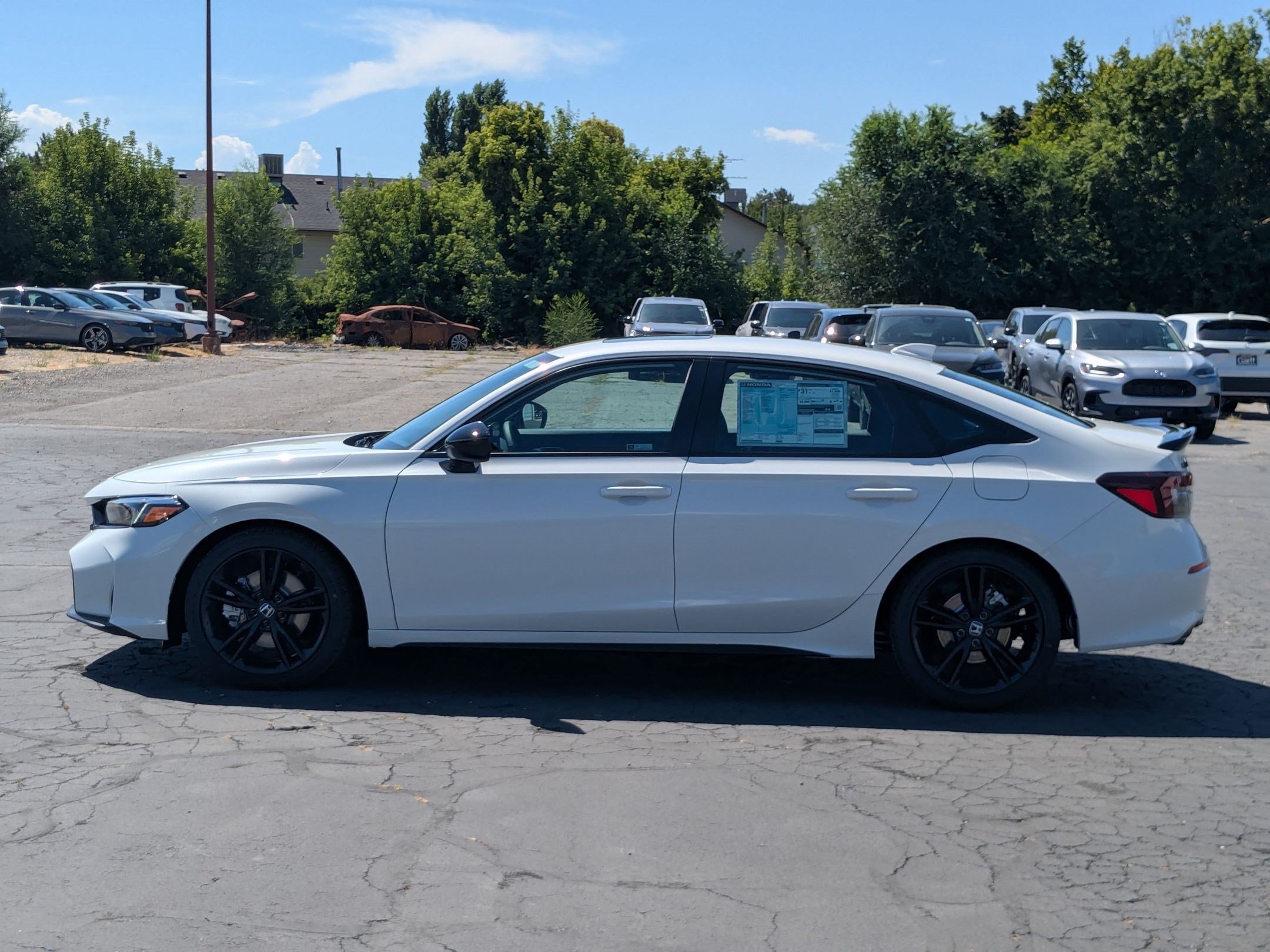 New 2026 Platinum White Pearl Honda Manual image 7
