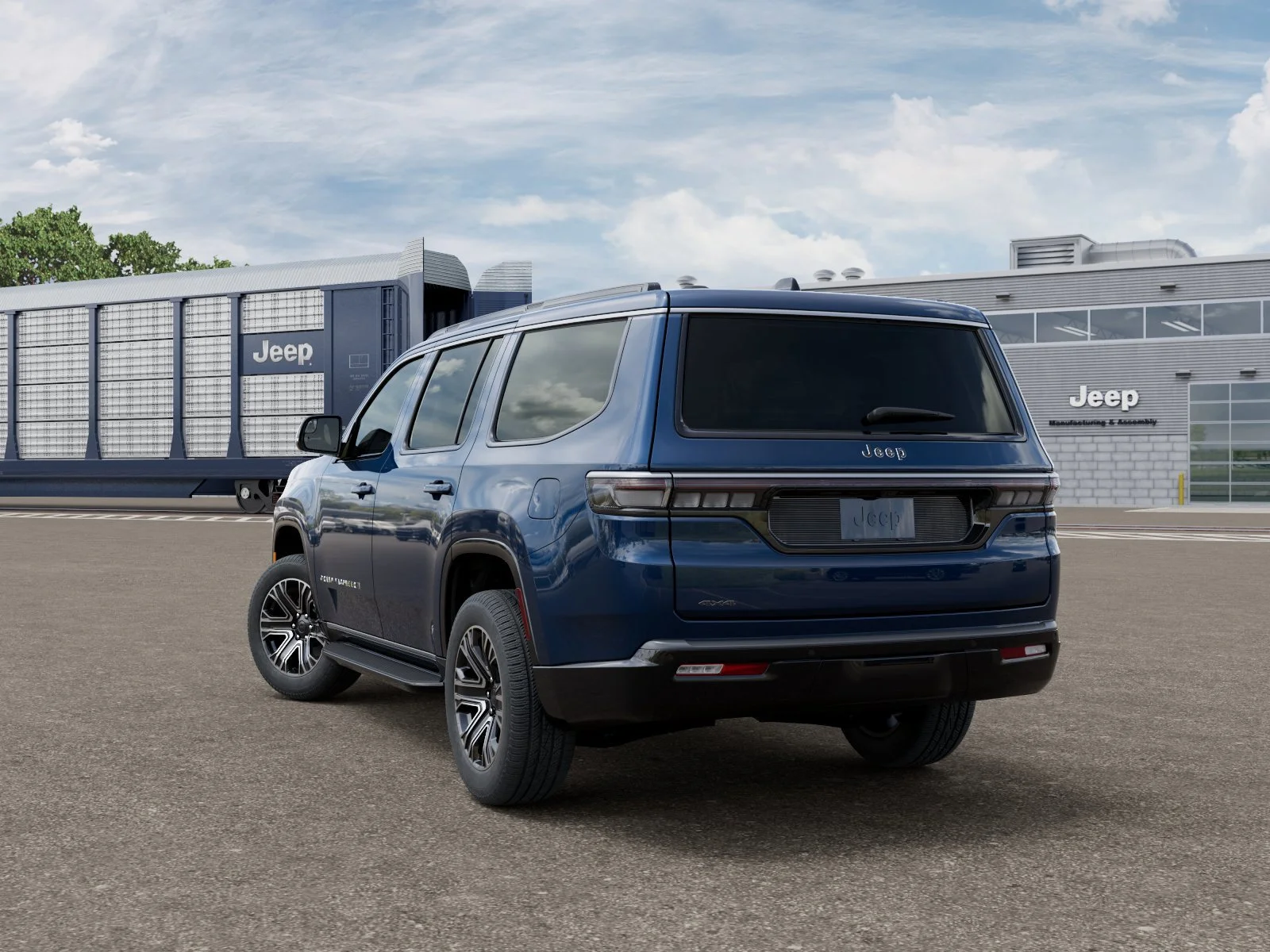 New 2026 Fathom Blue Pearlcoat Jeep BASE image 3
