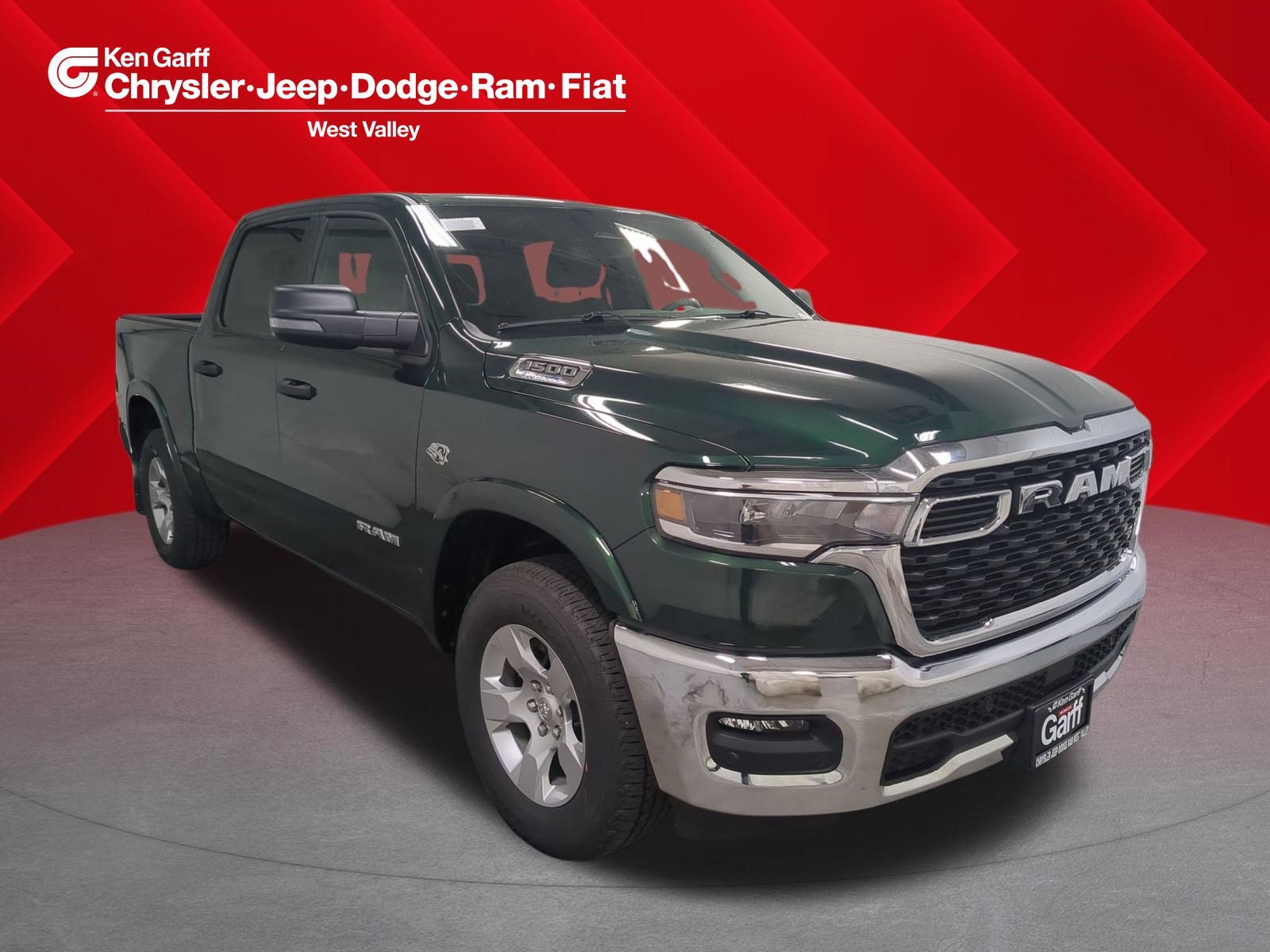 New 2026 Serrano-Green Metallic Exterior Paint RAM Big Horn image 1