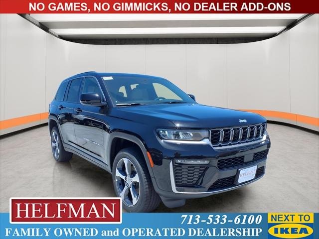 New 2026 Diamond Black Crystal Pearl-Coat Exterior Paint Jeep Limited image 1