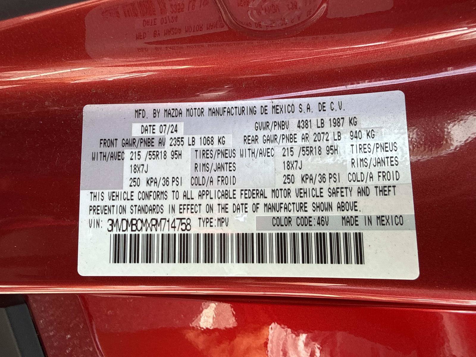Used 2024 Soul Red Crystal Mazda 2.5 S Preferred Package image 32