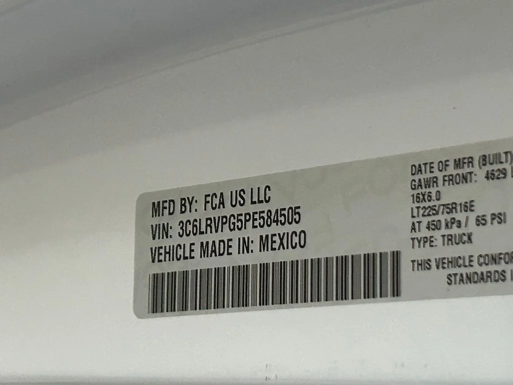 Used 2023 Bright White Clearcoat Ram High Roof image 46