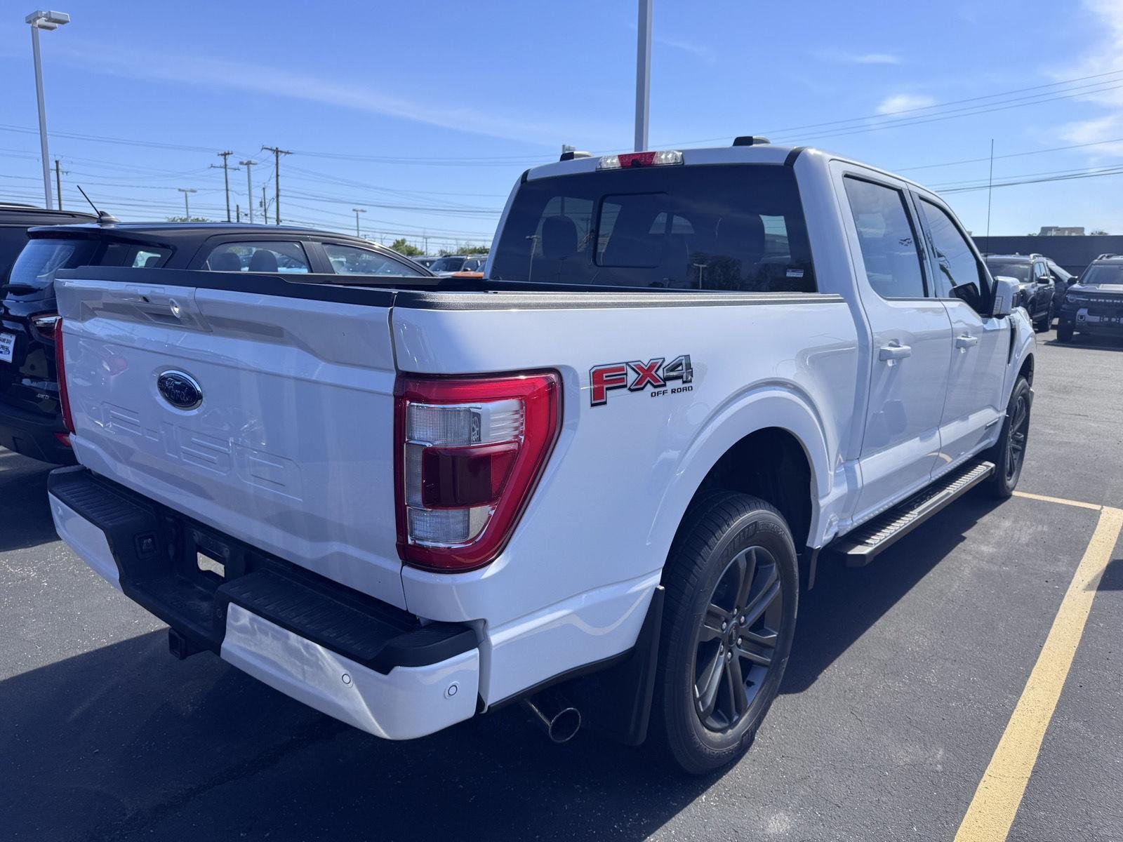Used 2021 Oxford White Ford LARIAT image 4