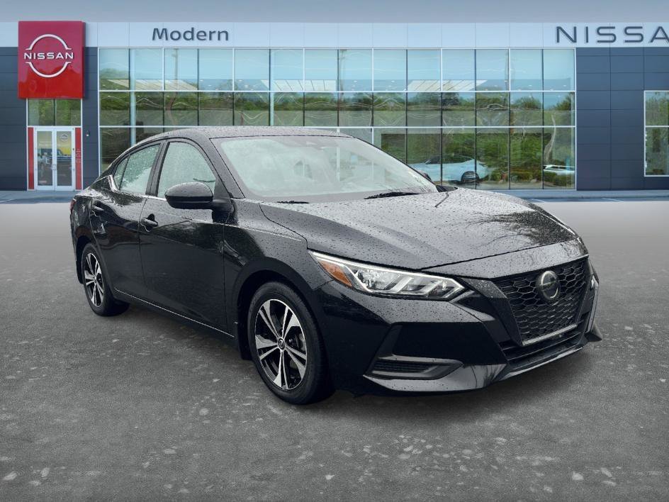 Used 2021 Super Black Nissan SV image 3