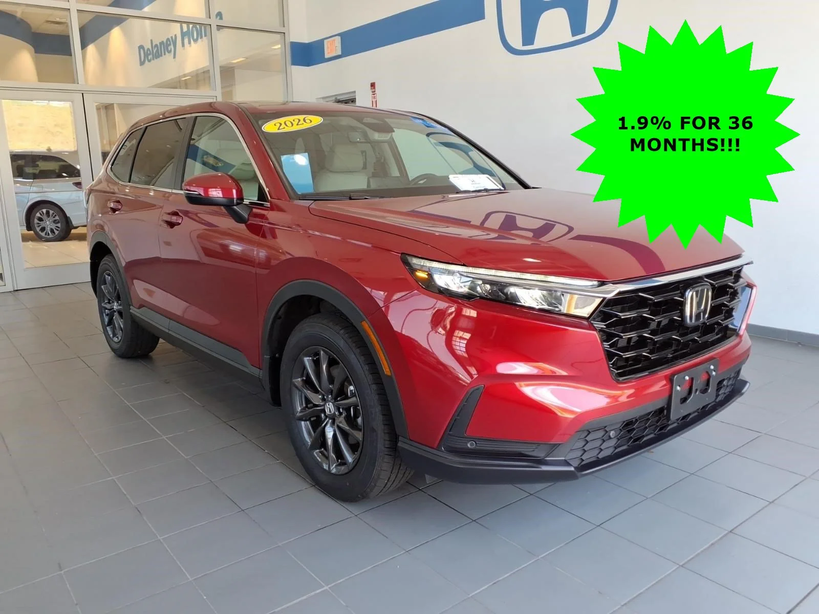 Used 2026 Radiant Red Metallic Honda EX-L image 1