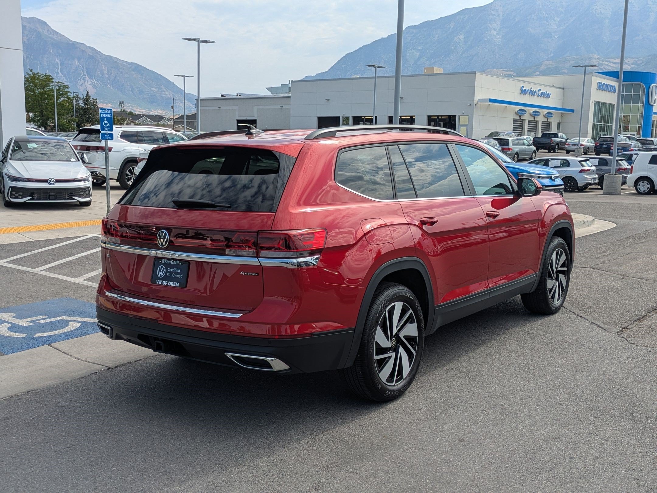 Certified Used 2025 Aurora Red Metallic Volkswagen 2.0T SE w/Technology image 3