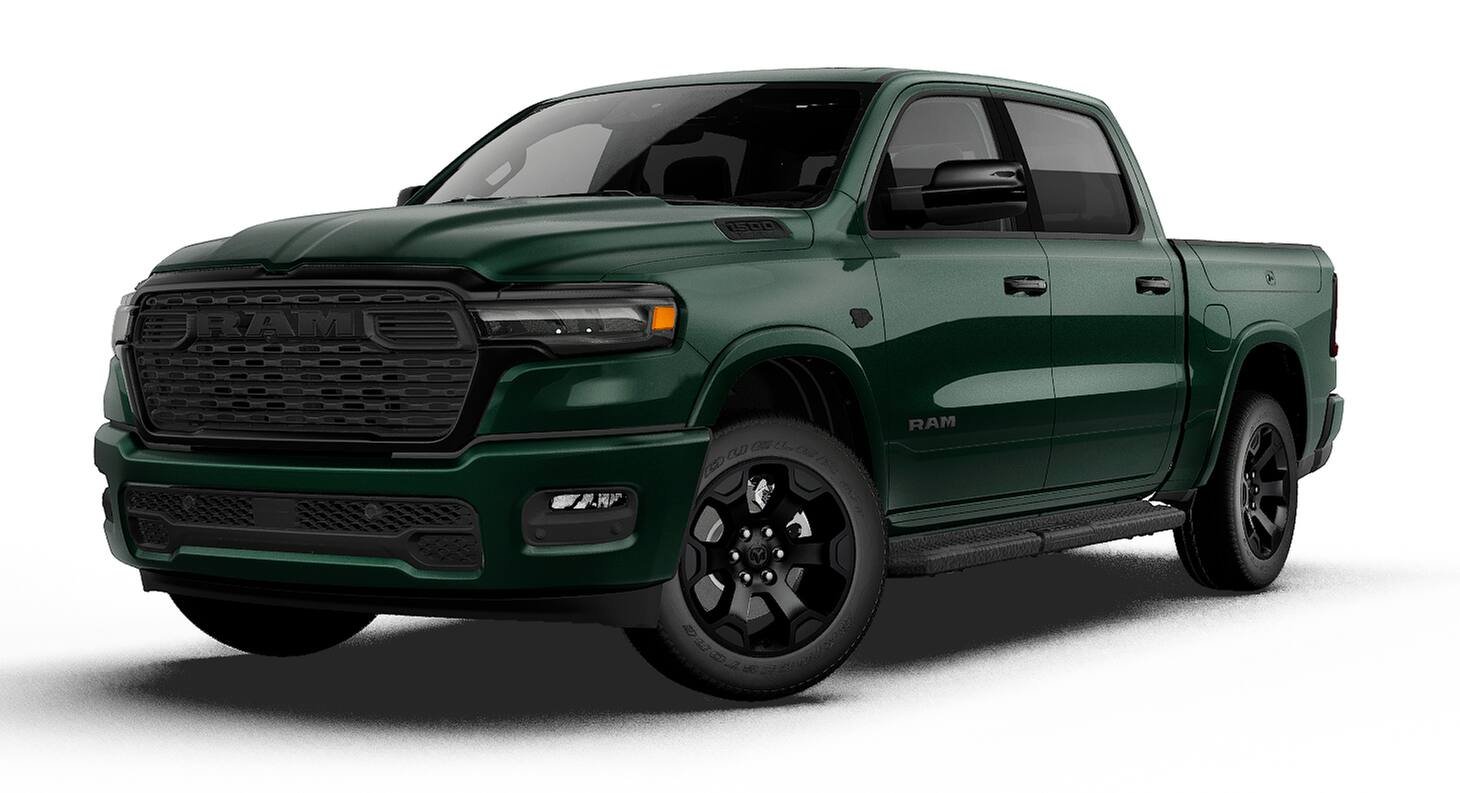 New 2027 Serrano-Green Metallic Exterior Paint RAM Big Horn image 13