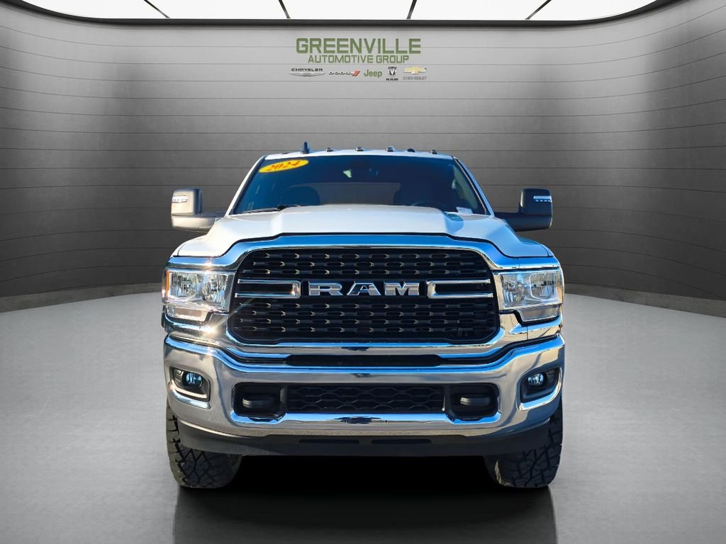 Used 2024 Bright White Clearcoat Ram Big Horn 6.7L Cummins 4X4 DRW Crew Cab image 5