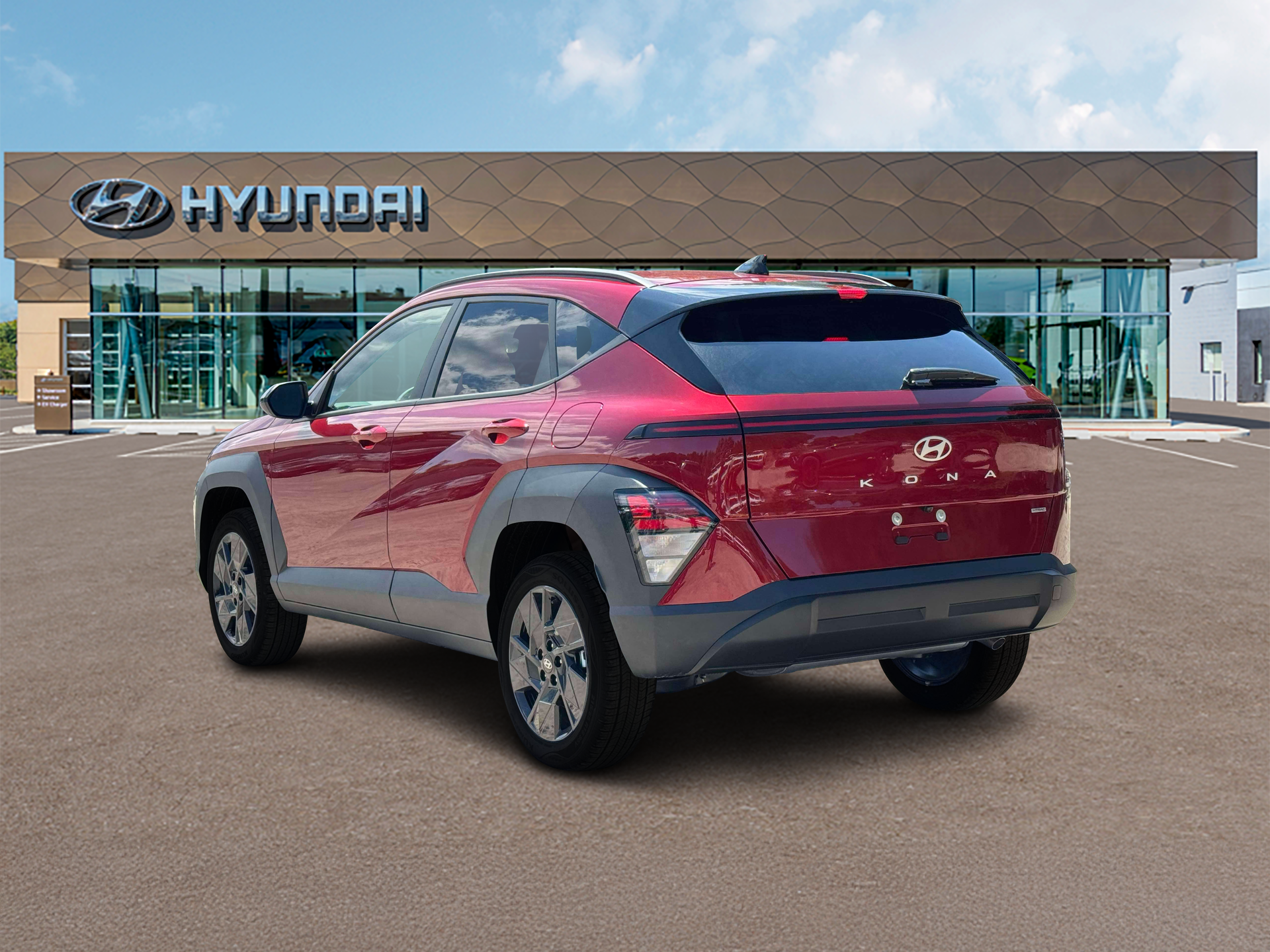 New 2027 Red Hyundai SEL Sport AWD image 5