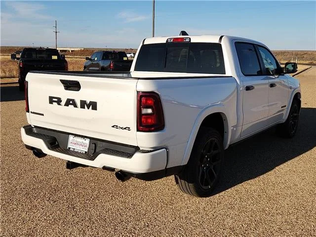 New 2026 PWD Ivory White Ram LARAMIE CREW CAB 4X4 5