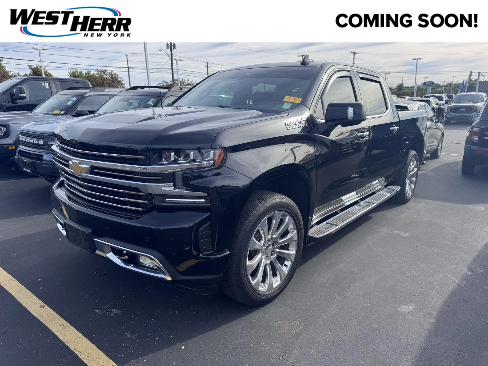Used 2022 Black Chevrolet High Country image 1