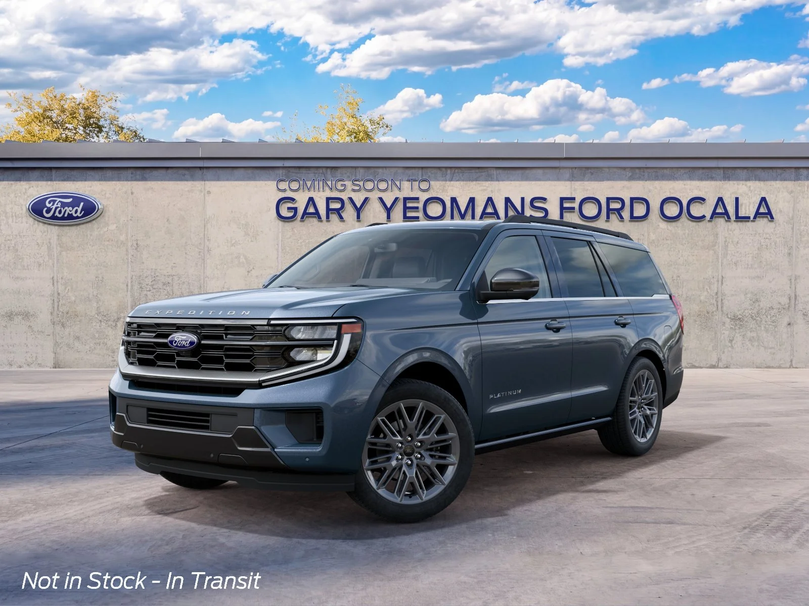 New 2027 Nocturnal Blue Metallic Ford Platinum image 2