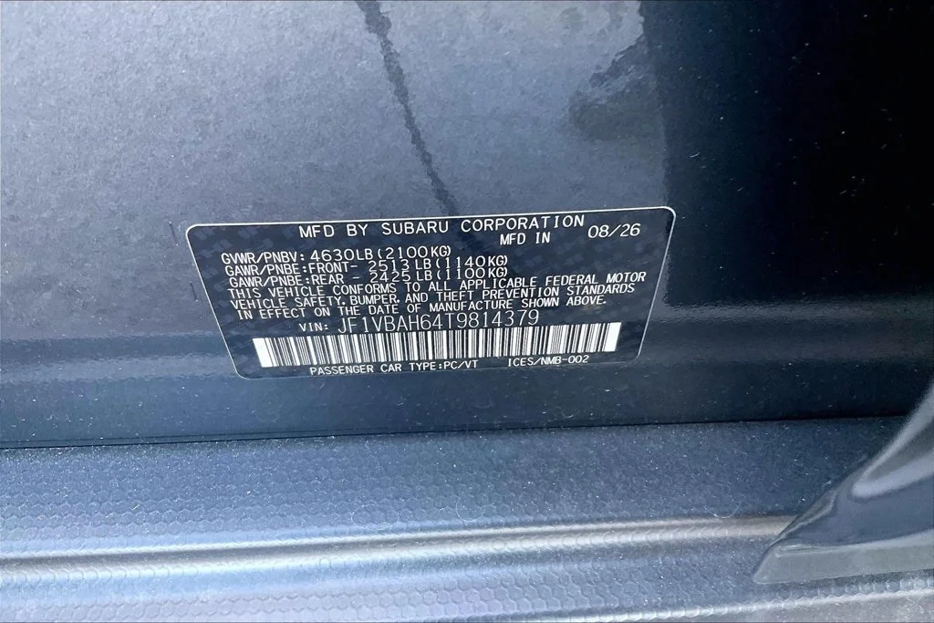 New 2026 MAGNETITE GRAY METALLIC Subaru Premium image 16