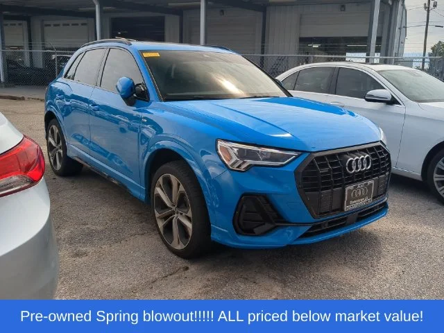 Used 2021 Blue Audi Premium Plus image 5