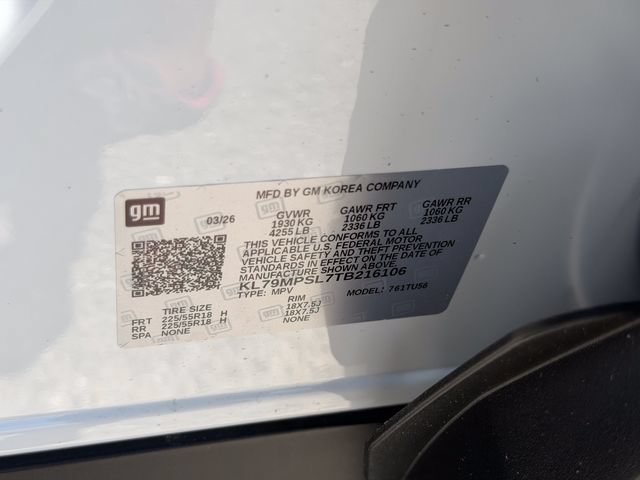 New 2026 Summit White Chevrolet LT image 38