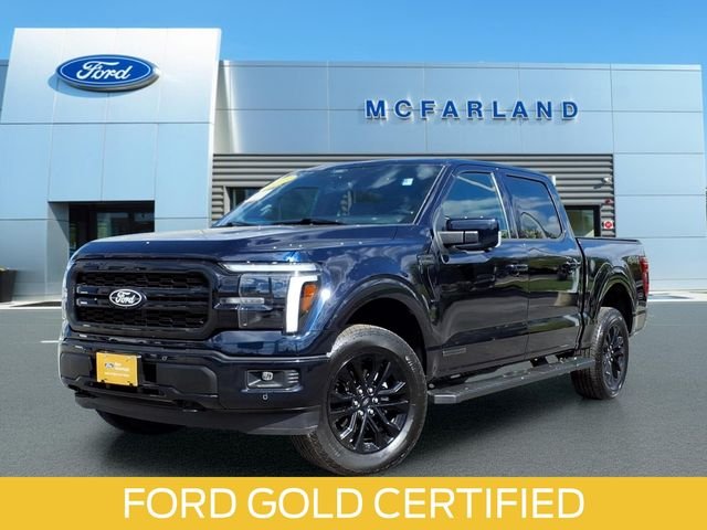 Certified Used 2025 Blue Metallic Ford Lariat image 1