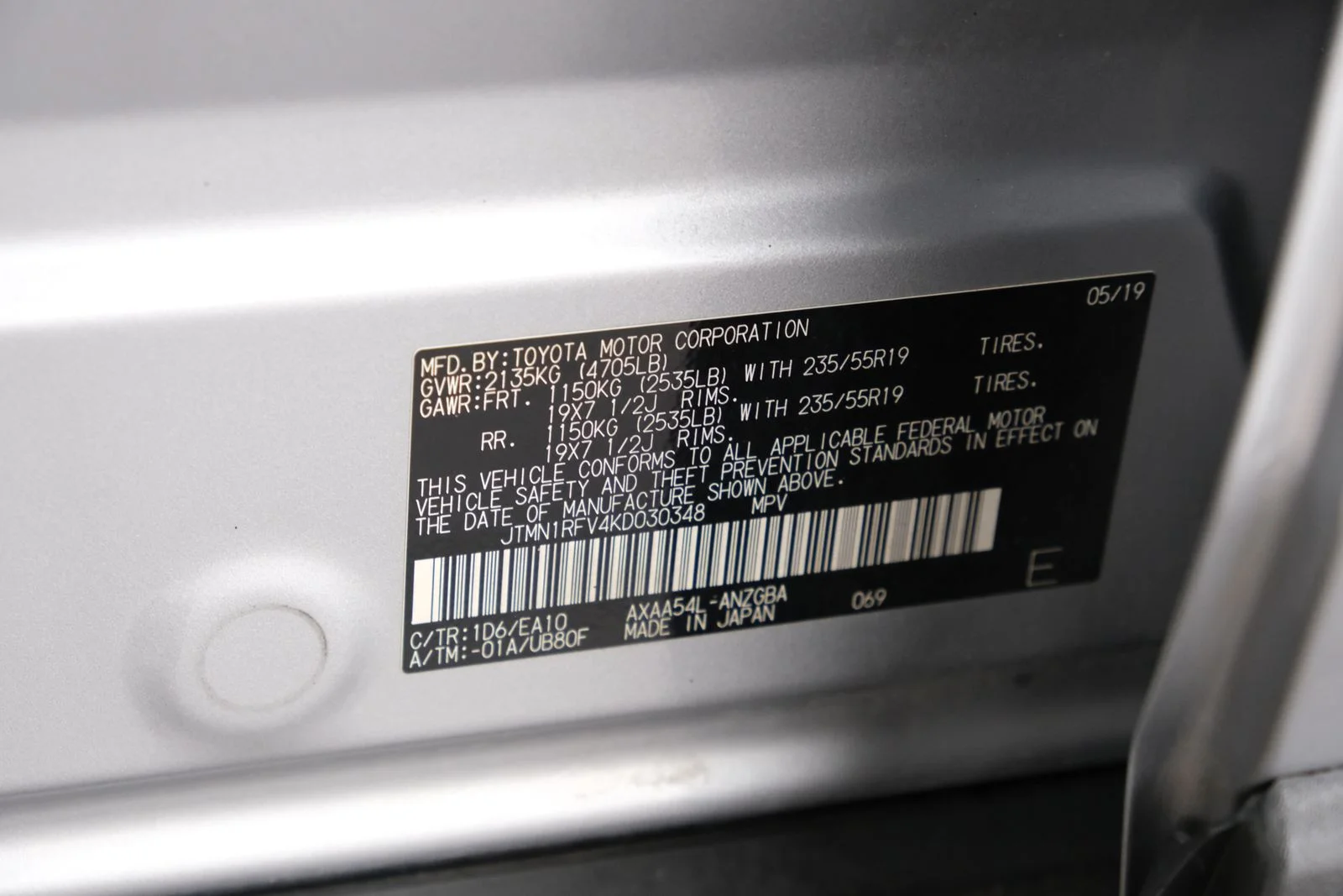 Used 2019 Silver Toyota Limited image 32