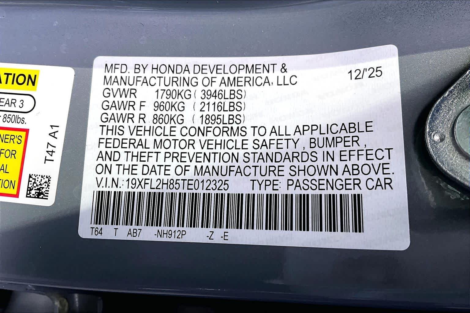 Used 2026 Urban Gray Pearl Honda Sport image 33