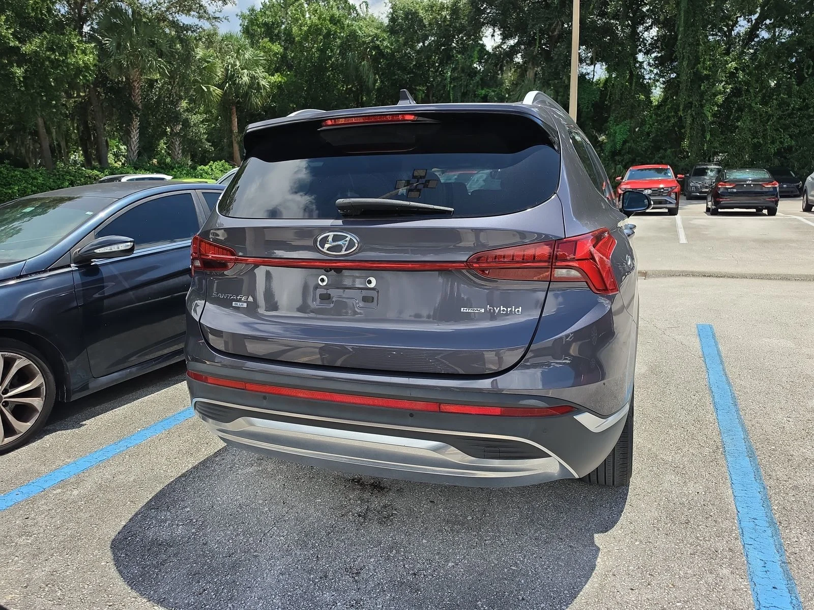 Used 2022 Blue Hyundai Blue image 4