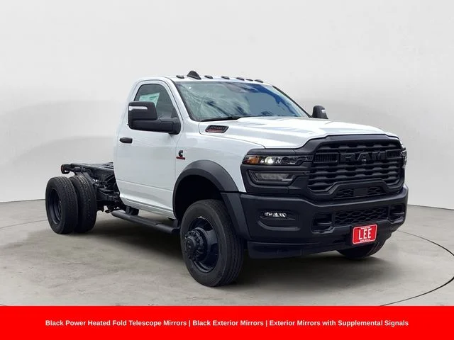 New 2026 Bright White Clearcoat Ram TRADESMAN CHASSIS REGULAR CAB 4X4 60