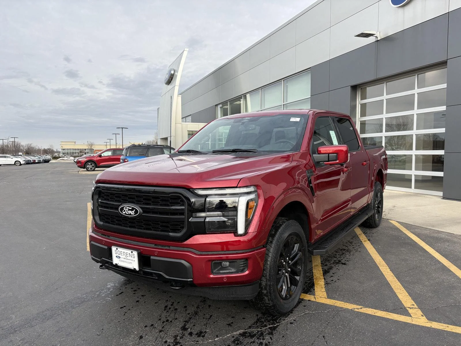 New 2026 Ruby Red Metallic Tinted Clearcoat Ford LARIAT image 3