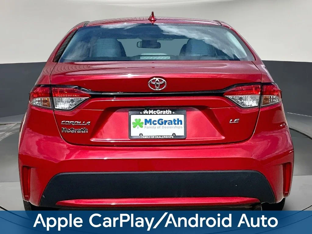Used 2021 Red Toyota LE image 7