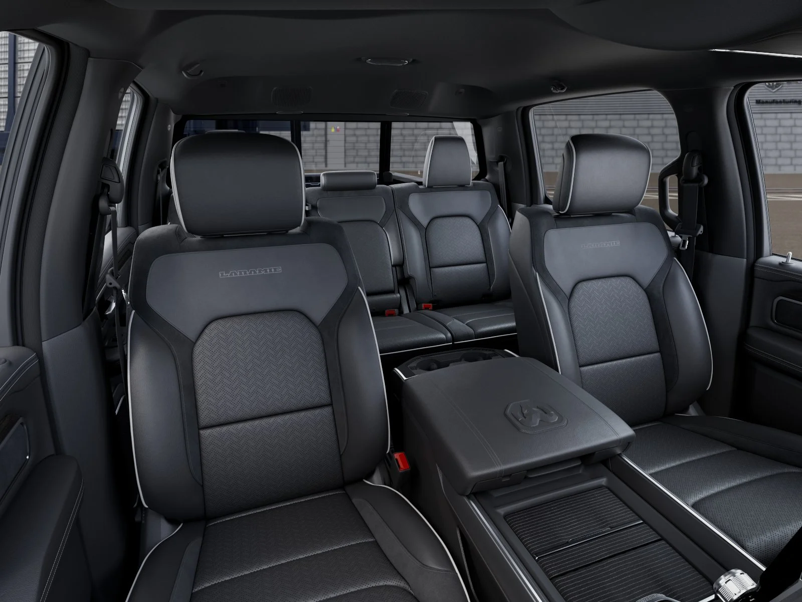New 2026 Diamond Black Crystal Pearl-Coat Exterior Paint RAM LARAMIE image 9