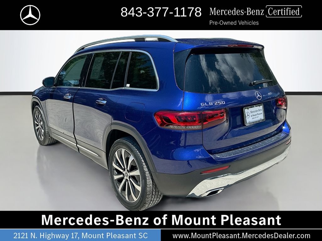 Certified Used 2021 Blue Mercedes-Benz GLB 250 image 7