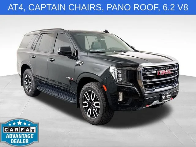 Used 2022 Black GMC AT4 image 1