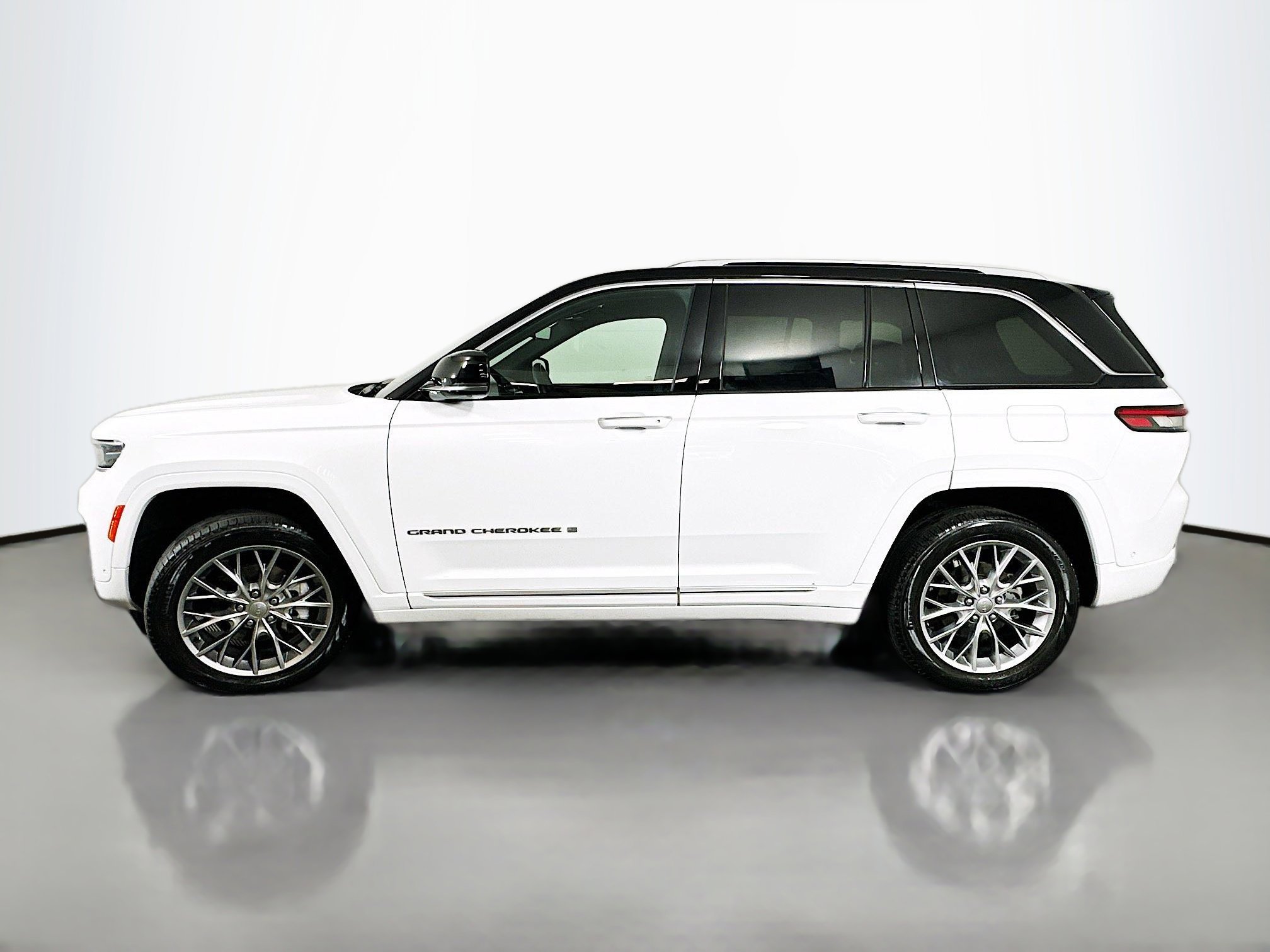 Used 2024 Bright White Clearcoat Jeep Summit image 4