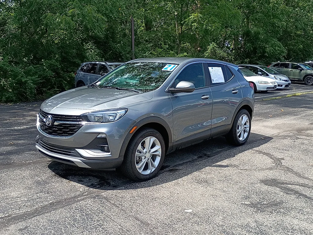 Used 2021 Satin Steel Metallic Buick Preferred image 7