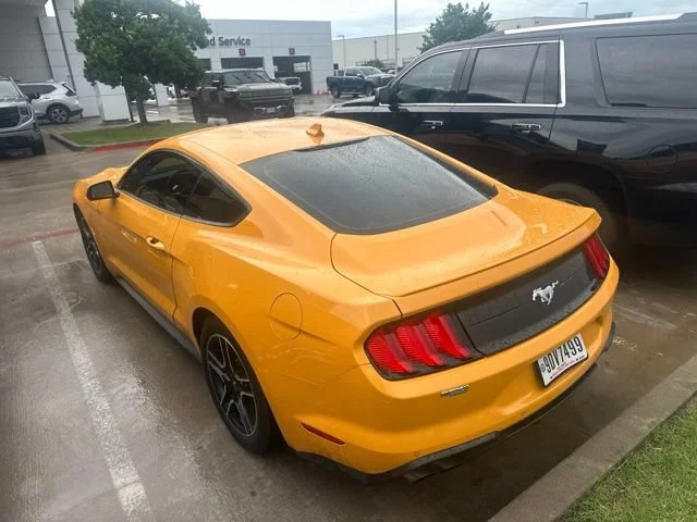 Used 2022 Orange Ford EcoBoost Premium Fastback image 4