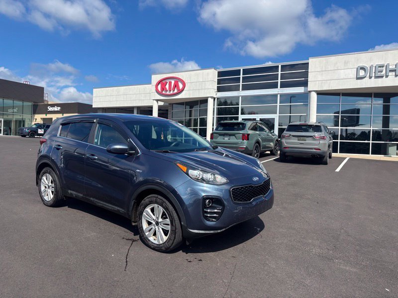 Used 2018 Blue Kia LX image 4