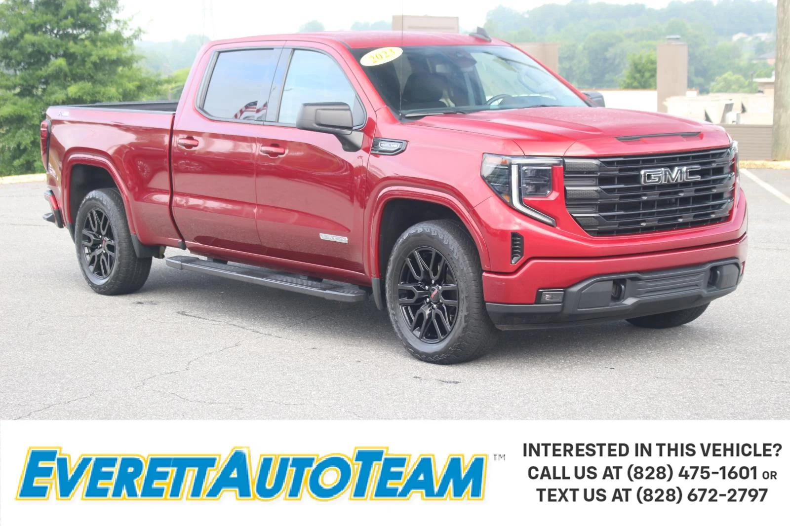 Used 2023 Volcanic Red Tintcoat GMC Elevation image 1