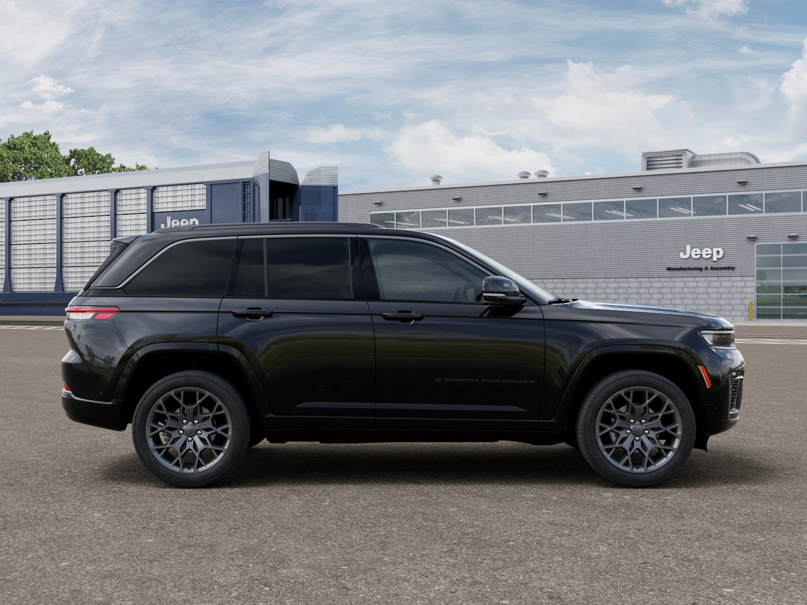 New 2026 Diamond Black Crystal Pearl-Coat Exterior Paint Jeep Summit image 12