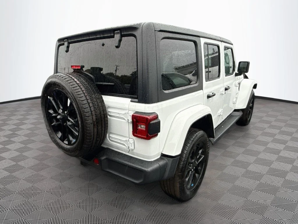 Used 2023 White Jeep Sahara 4xe image 6