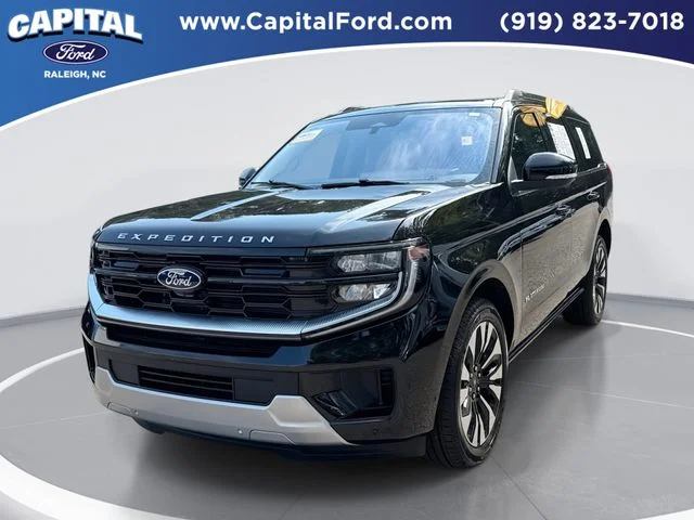 Used 2025 Black Ford Platinum image 1