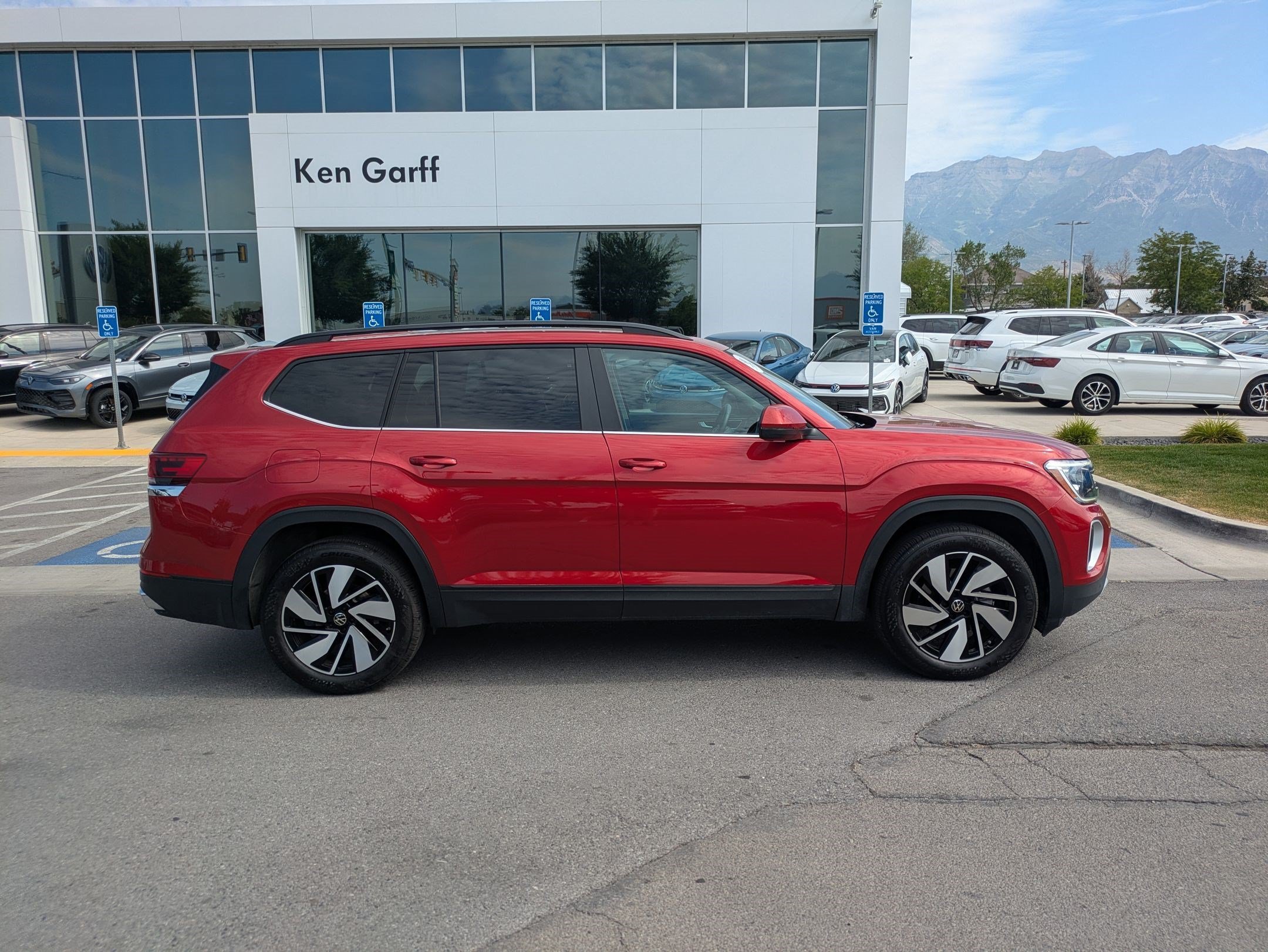 Certified Used 2025 Aurora Red Metallic Volkswagen 2.0T SE w/Technology image 2