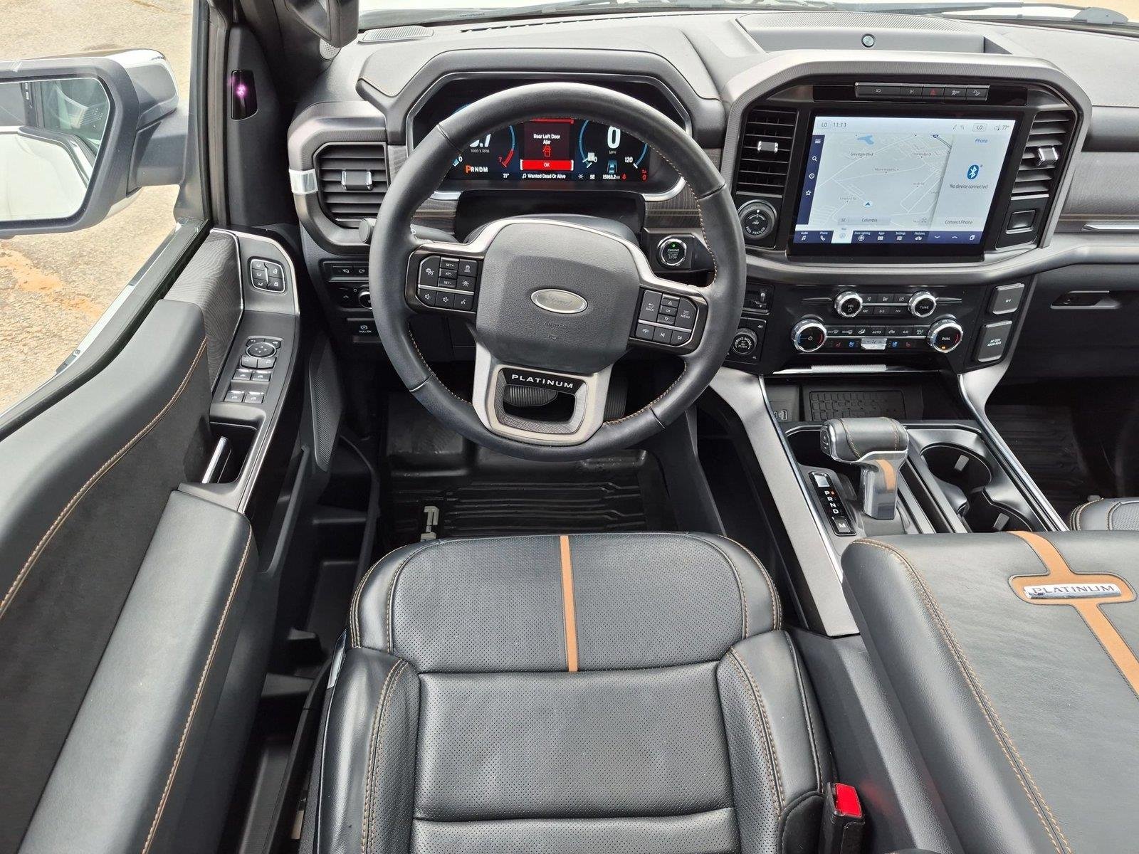 Used 2023 Star White Metallic Tri-Coat Ford Platinum image 33