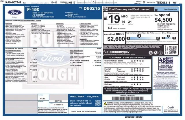 New 2026 Oxford White Ford XLT image 66