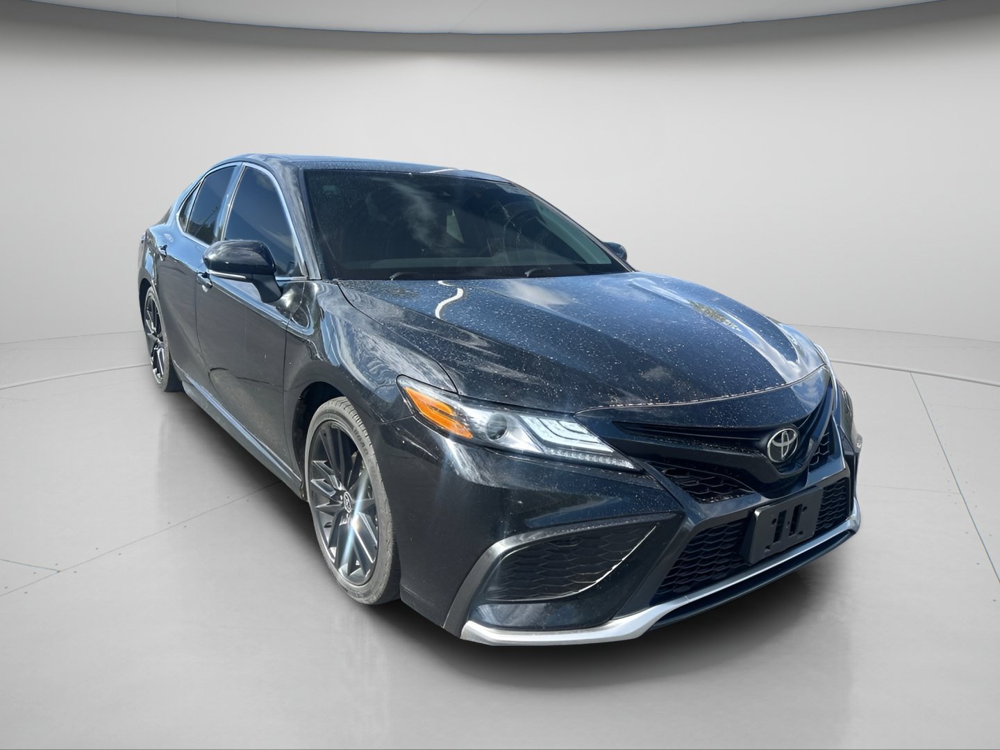 Used 2023 Midnight Black Metallic Toyota XSE image 2