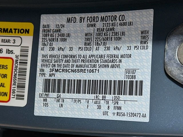 Certified Pre-Owned 2025 Ford Bronco Sport Outer Banks