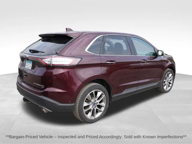 Used 2017 Red Ford Titanium image 3