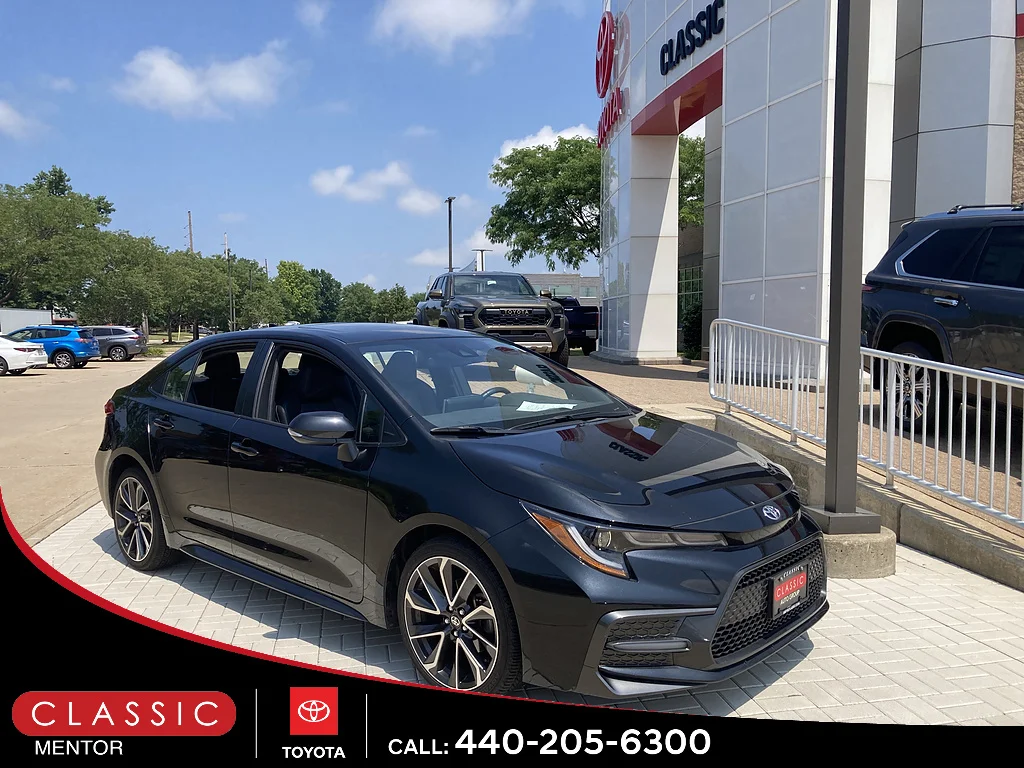 Used 2020 Black Sand Pearl Toyota XSE image 1
