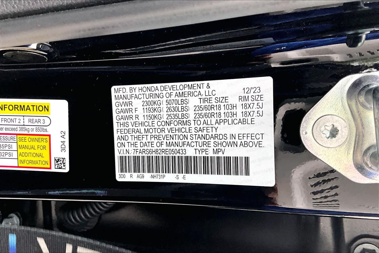 Used 2024 Crystal Black Pearl Honda Sport-L image 34