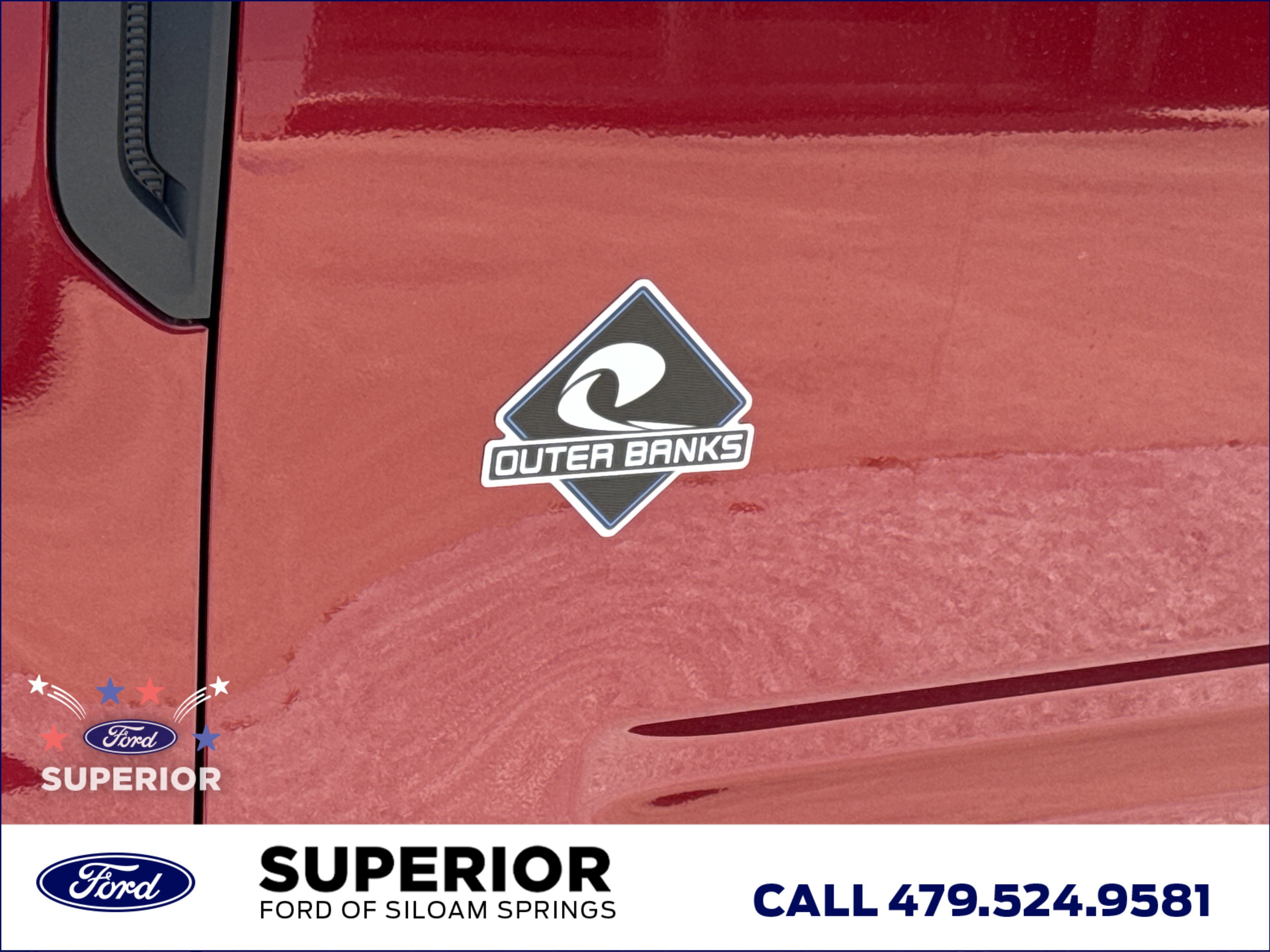 New 2026 Ruby Red Metallic Tinted Clearcoat Ford Outer Banks 4WD image 13
