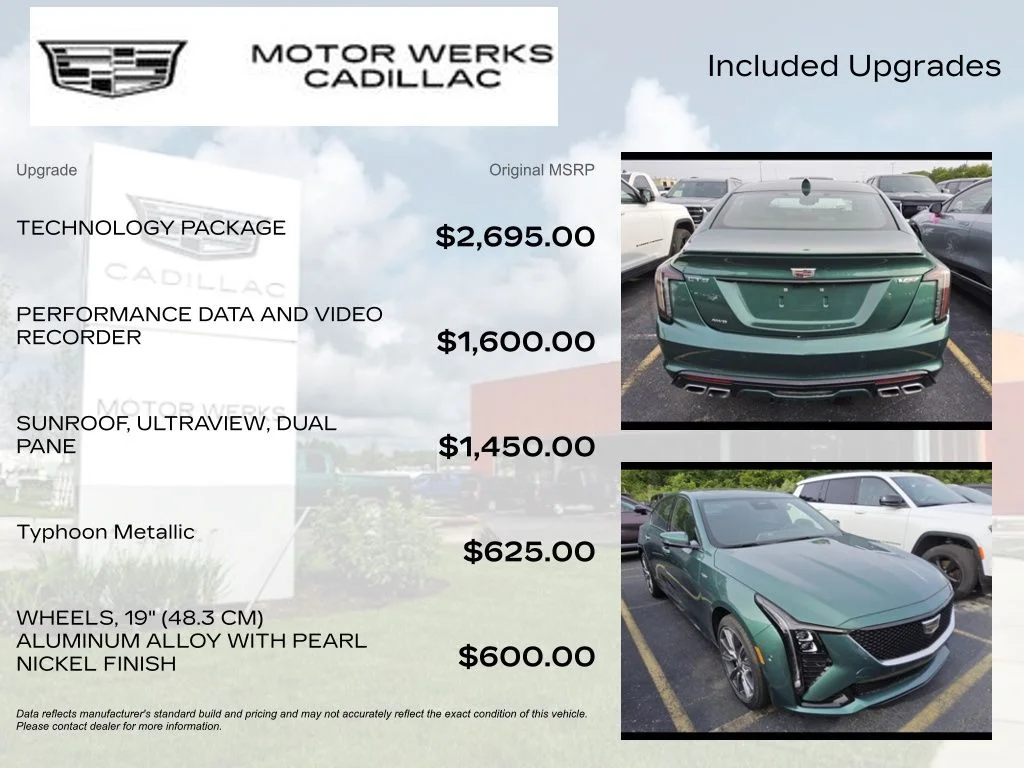 Used 2025 Blue Cadillac V-Series image 8